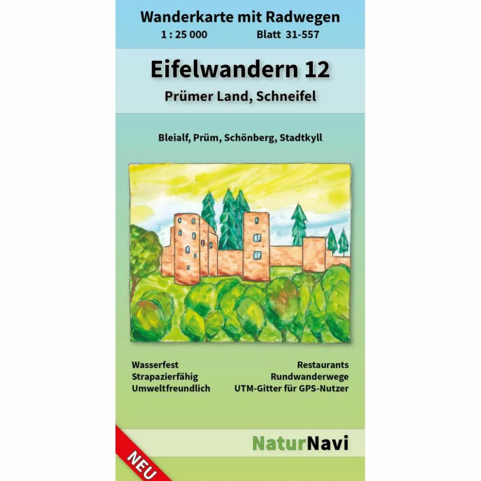 Clearance EIFELWANDERN 12 - PRÜMER LAND, SCHNEIFEL - Wanderkarte Wanderkarten Und Winterkarten|Wanderkarten Und Winterkarten