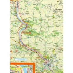 Clearance ELBE-RADWANDERWEG - Fahrradkarte Fahrradkarten|Fahrradkarten