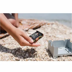 Discount TASCHENKOCHER MIT WINDSCHUTZ INKL. 2X27G TROCKENBRENNSTOFFTA Campingkocher