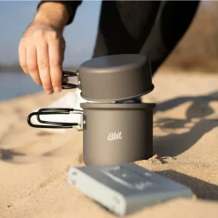 Discount TASCHENKOCHER MIT WINDSCHUTZ INKL. 2X27G TROCKENBRENNSTOFFTA Campingkocher