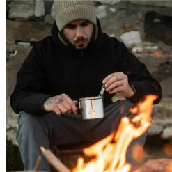 Esbit Campingtöpfe Und Campinggeschirr^TITAN BESTECK-SET, 3 TEILIG, MIT SILIKON-MANSCHETTE - Campingbesteck