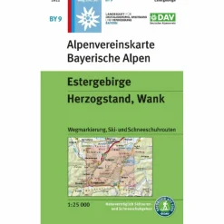 Wanderkarten Und Winterkarten|Wanderkarten Und Winterkarten^ESTERGEBIRGE, HERZOGSTAND, WANK