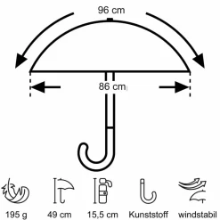 Outlet DAINTY - Regenschirm Regenschirme