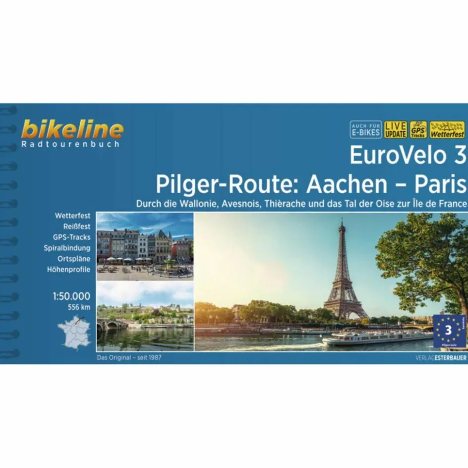 Clearance EUROVELO 3 . PILGER-ROUTE - Radwanderführer Radwanderführer Und Mountainbikeführer