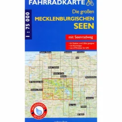Hot FAHRRADKARTE DIE GROßEN MECKLENBURGISCHEN SEEN 1:75 000 Fahrradkarten|Fahrradkarten