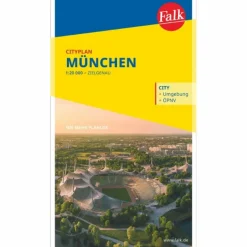 New FALK CITYPLAN MÜNCHEN 1:22.500 - Stadtplan Stadtpläne