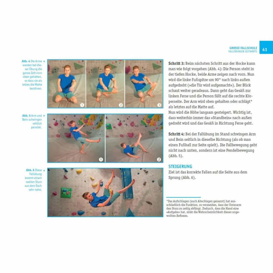 Boulderführer^FALLSCHULE BEIM BOULDERN - Lehrbuch