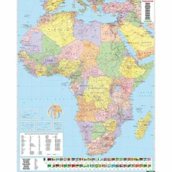 Straßenkarten|Straßenkarten^F+B AFRIKA, KONTINENTKARTE 1:8 000 000 - Straßenkarte