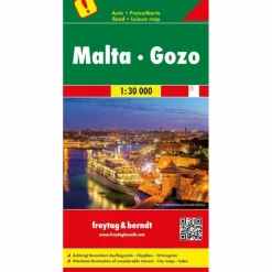 Straßenkarten|Straßenkarten^F+B AUTOKARTE MALTA - GOZO 1:30.000 - Straßenkarte