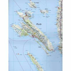 Sale F+B CRES - LOSINJ - KRK - RAB - Straßenkarte Straßenkarten|Straßenkarten