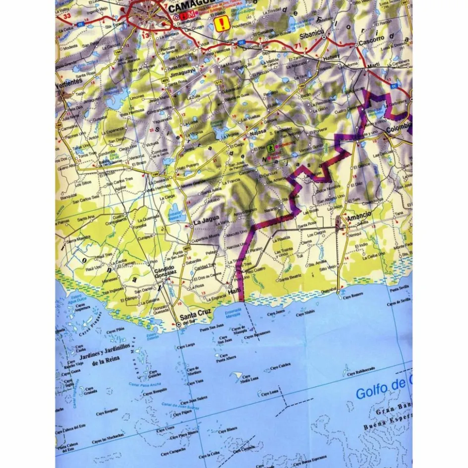 Best F+B KUBA WEST UND OST 1:400.000 - Straßenkarte Straßenkarten|Straßenkarten