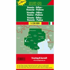 Straßenkarten|Straßenkarten^F&B VENETIEN - UDINE - VENEDIG - PADUA - Straßenkarte