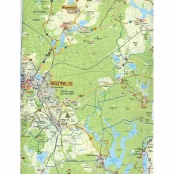 Fahrradkarten|Wanderkarten Und Winterkarten^FELDBERGER SEEN, FÜRSTENBERG, LYCHEN UND UMGEBUNG - Wanderkarte