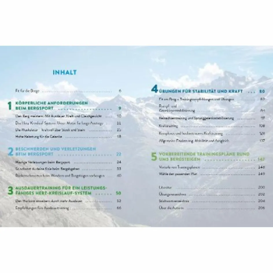 Rund Ums Bergsteigen|Fitness, Gesundheit Und Yoga^FIT FÜR DIE BERGE - Sportratgeber