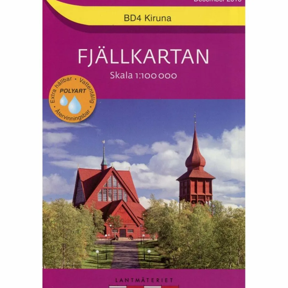 Discount FJÄLLKARTAN 1 : 100 000 BD4 KIRUNA BERGW - Wanderkarte Winterkarten|Wanderkarten Und Winterkarten