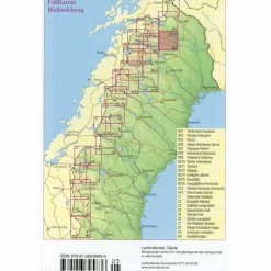 Discount FJÄLLKARTAN 1 : 100 000 BD4 KIRUNA BERGW - Wanderkarte Winterkarten|Wanderkarten Und Winterkarten