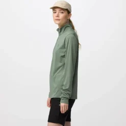 Damen Fjällräven Funktionsunterwäsche|Shirts Und Tops^ABISKO DAY HIKE HALF ZIP W Damen - Funktionsshirt