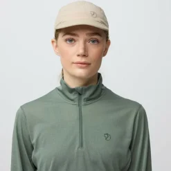 Damen Fjällräven Funktionsunterwäsche|Shirts Und Tops^ABISKO DAY HIKE HALF ZIP W Damen - Funktionsshirt