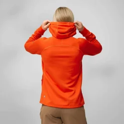 ABISKO GRID FLEECE HOODIE W Damen - Fleecejacke Damen Pullover Und Fleecepullover|Outdoorjacken