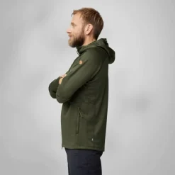 Best ABISKO GRID FLEECE HOODIE M Herren - Fleecejacke Herren Pullover Und Fleecepullover|Outdoorjacken