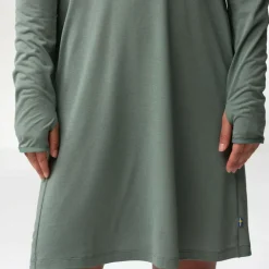 Online ABISKO SUN-HOODIE DRESS W Damen - Kleid Damen Röcke Und Kleider
