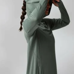 Online ABISKO SUN-HOODIE DRESS W Damen - Kleid Damen Röcke Und Kleider