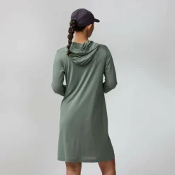 Online ABISKO SUN-HOODIE DRESS W Damen - Kleid Damen Röcke Und Kleider