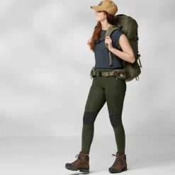 Damen Fjällräven Outdoorhosen^ABISKO TREKKING TIGHTS HD W Damen - Trekkingtights
