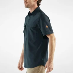 Herren Fjällräven Hemden^ABISKO TREKKING SHIRT SS M Herren - Outdoor Hemd