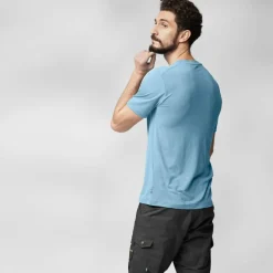 Herren Fjällräven Shirts Und Tops^ABISKO WOOL LOGO SS M Herren - Funktionsshirt