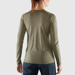 Damen Fjällräven Shirts Und Tops^ABISKO WOOL LS W Damen - Funktionsshirt