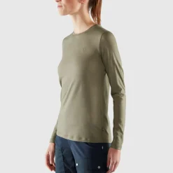 Damen Fjällräven Shirts Und Tops^ABISKO WOOL LS W Damen - Funktionsshirt