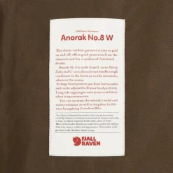 Damen Fjällräven Outdoorjacken^ANORAK NO. 8 W Damen - Übergangsjacke