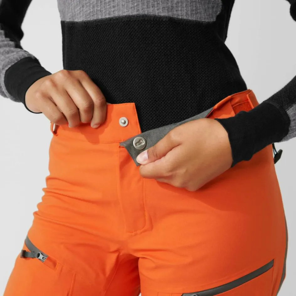 Damen Fjällräven Outdoorhosen^BERGTAGEN ECO-SHELL TROUSERS W Damen - Hardshellhose