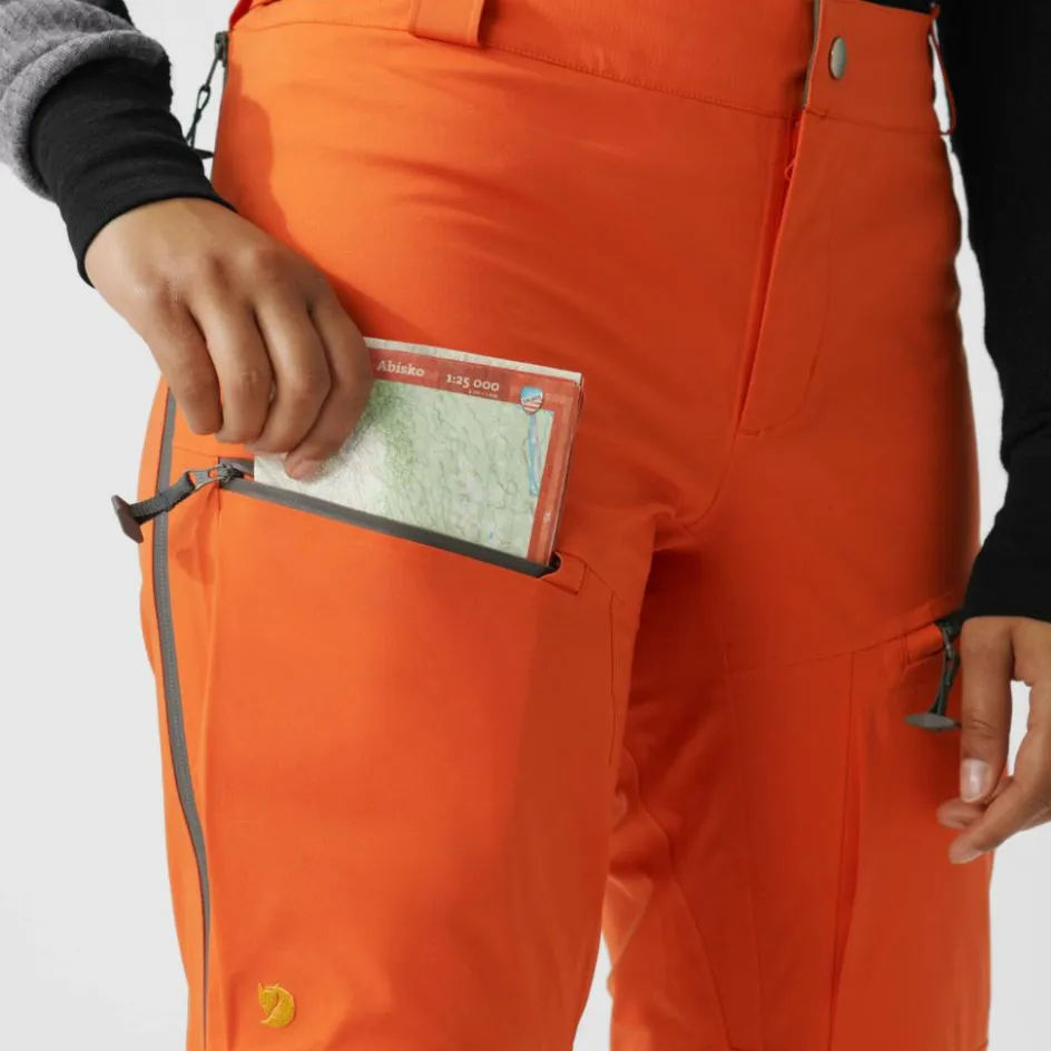 Damen Fjällräven Outdoorhosen^BERGTAGEN ECO-SHELL TROUSERS W Damen - Hardshellhose