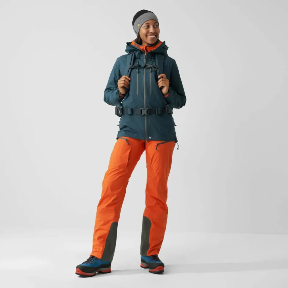 Damen Fjällräven Outdoorhosen^BERGTAGEN ECO-SHELL TROUSERS W Damen - Hardshellhose