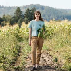 Online FJÄLLBLOMSTER LOGO T-SHIRT W Damen - T-Shirt Damen Shirts Und Tops