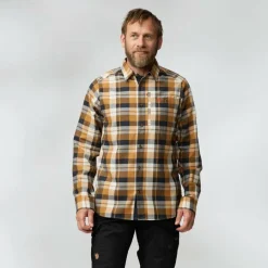 Herren Fjällräven Hemden^FJÄLLGLIM SHIRT M Herren - Flanellhemd