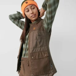 Sale FOREST WOOL PADDED VEST W Damen - Weste Damen Outdoorjacken