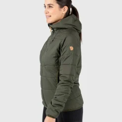 Damen Fjällräven Outdoorjacken^KEB PADDED HOODIE W Damen - Übergangsjacke