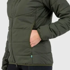 Damen Fjällräven Outdoorjacken^KEB PADDED HOODIE W Damen - Übergangsjacke