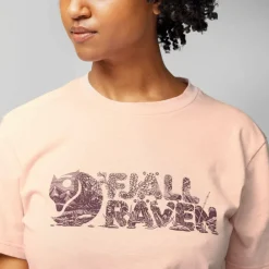 Damen Fjällräven Shirts Und Tops^LUSH LOGO T-SHIRT W Damen - T-Shirt