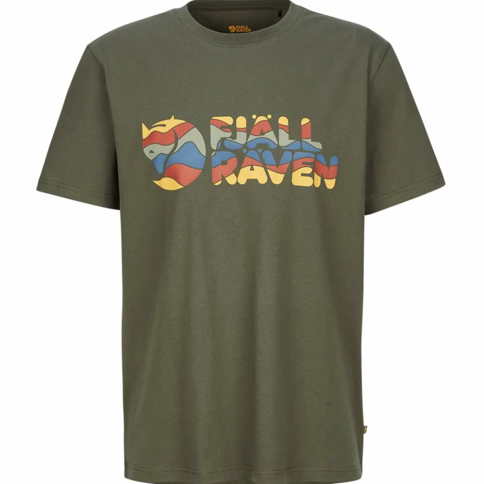 Herren Fjällräven Shirts Und Tops^MULTICOLOR LOGO T-SHIRT M Herren - T-Shirt