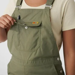 Damen Fjällräven Outdoorhosen^VARDAG DUNGAREE TROUSERS W Damen - Freizeithose