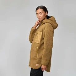 Damen Fjällräven Pullover Und Fleecepullover|Outdoorjacken^VARDAG PILE FLEECE LONG W Damen - Fleecejacke