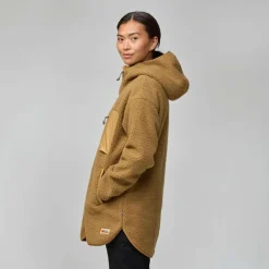 Damen Fjällräven Pullover Und Fleecepullover|Outdoorjacken^VARDAG PILE FLEECE LONG W Damen - Fleecejacke