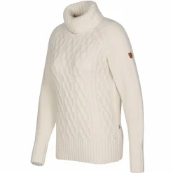 Damen Fjällräven Pullover Und Fleecepullover^ÖVIK CABLE KNIT ROLLER NECK W Damen - Wollpullover
