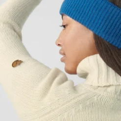 Damen Fjällräven Pullover Und Fleecepullover^ÖVIK CABLE KNIT ROLLER NECK W Damen - Wollpullover