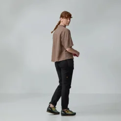 Damen Fjällräven Hemden^ÖVIK HEMP CAMP SHIRT SS W Damen - Outdoor Bluse
