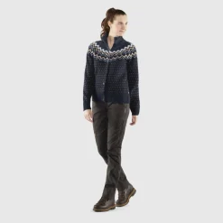 Damen Fjällräven Pullover Und Fleecepullover|Outdoorjacken^ÖVIK KNIT CARDIGAN W Damen - Wolljacke